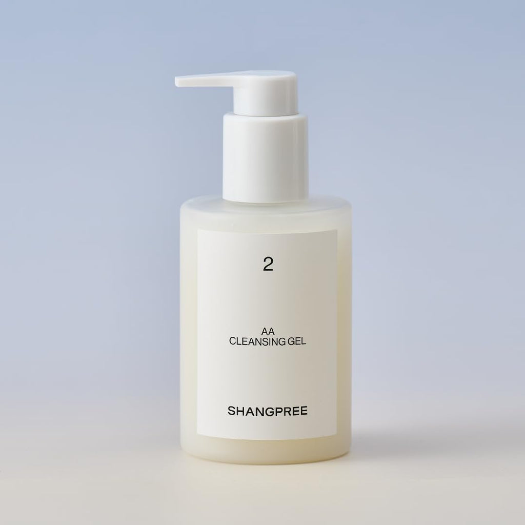 SHANGPREE AA Cleansing Gel, Gentle Cleanse, Soft Finish, Hydrates Without Greasiness, Low-Foam Makeup Melt, For Sensitive & Dry Skin, 200ml / 6.76 fl.oz.