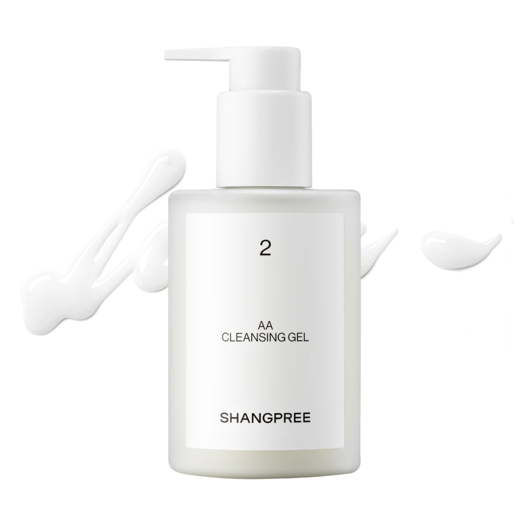 SHANGPREE AA Cleansing Gel, Gentle Cleanse, Soft Finish, Hydrates Without Greasiness, Low-Foam Makeup Melt, For Sensitive & Dry Skin, 200ml / 6.76 fl.oz.