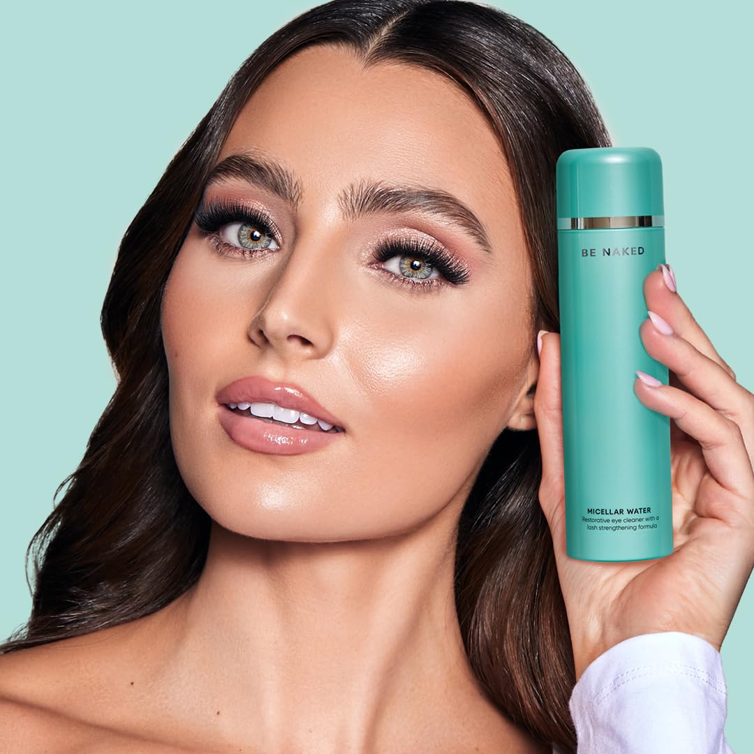LBLA Be Naked - Restorative Micellar Water for Daily Lash and Eye Area Cleaning - Lashbox LA Hydrating, Gentle Lash Bath for Deep Cleaning, Makeup Removal and Longer Retention