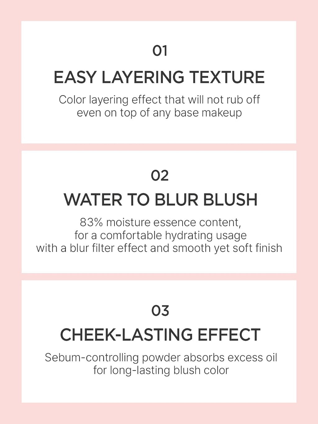JUNG SAEM MOOL Artist Cushion Blush | Easy to Blend with Puff, Buildable Liquid Blush for Cheeks with a Natural & Matte Finish, Korean Makeup (Blur | Nutty Rose)