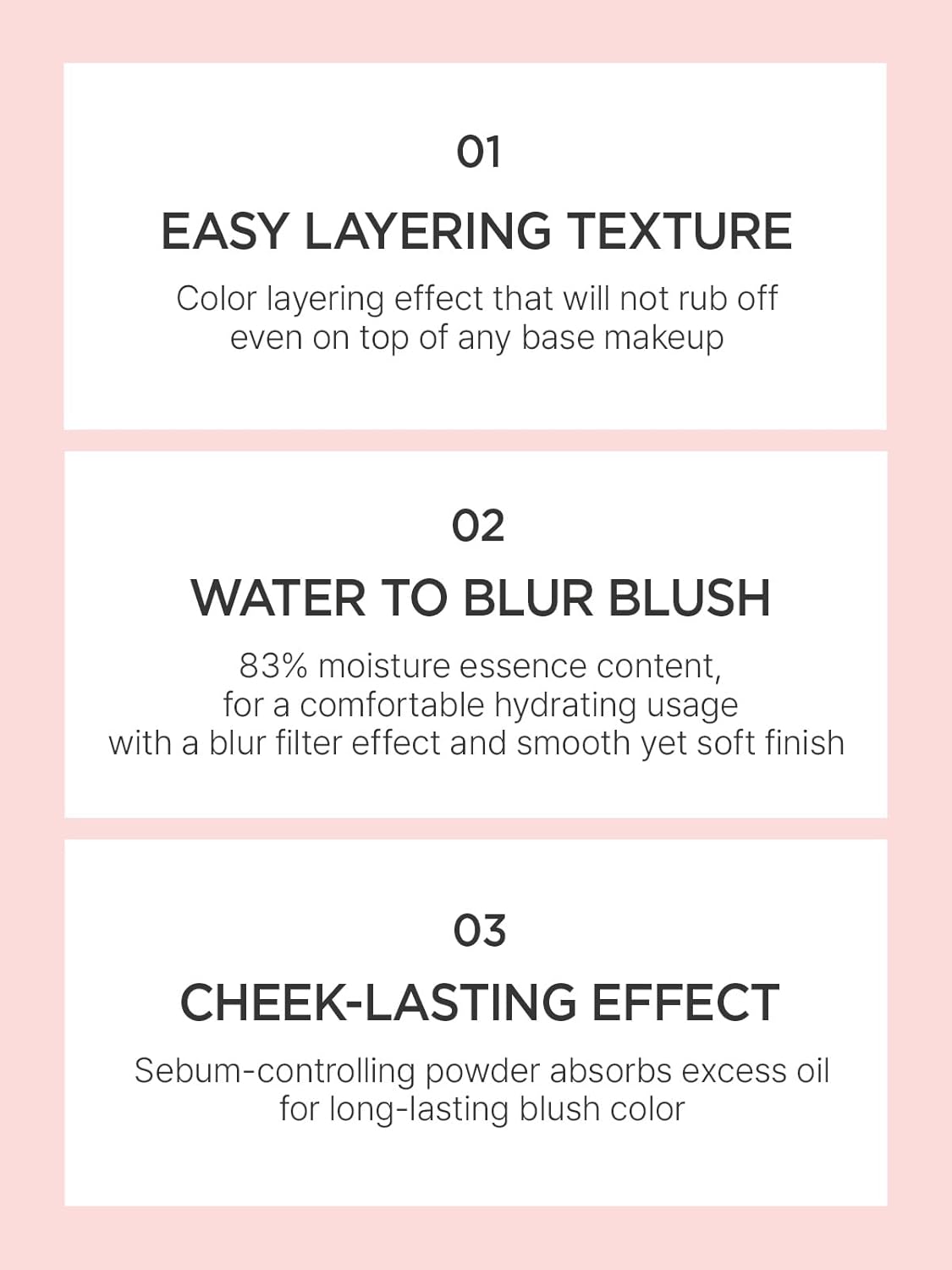 JUNG SAEM MOOL Artist Cushion Blush | Easy to Blend with Puff, Buildable Liquid Blush for Cheeks with a Natural & Matte Finish, Korean Makeup (Blur | Nutty Rose)