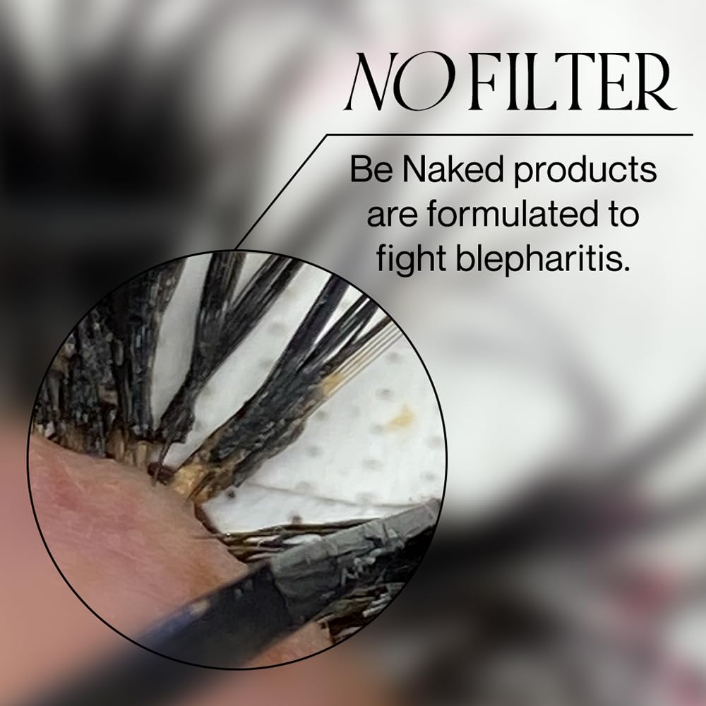 LBLA Be Naked - Restorative Micellar Water for Daily Lash and Eye Area Cleaning - Lashbox LA Hydrating, Gentle Lash Bath for Deep Cleaning, Makeup Removal and Longer Retention