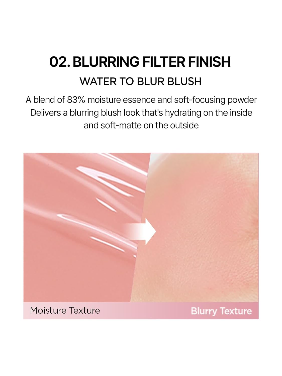 JUNG SAEM MOOL Artist Cushion Blush | Easy to Blend with Puff, Buildable Liquid Blush for Cheeks with a Natural & Matte Finish, Korean Makeup (Blur | Nutty Rose)