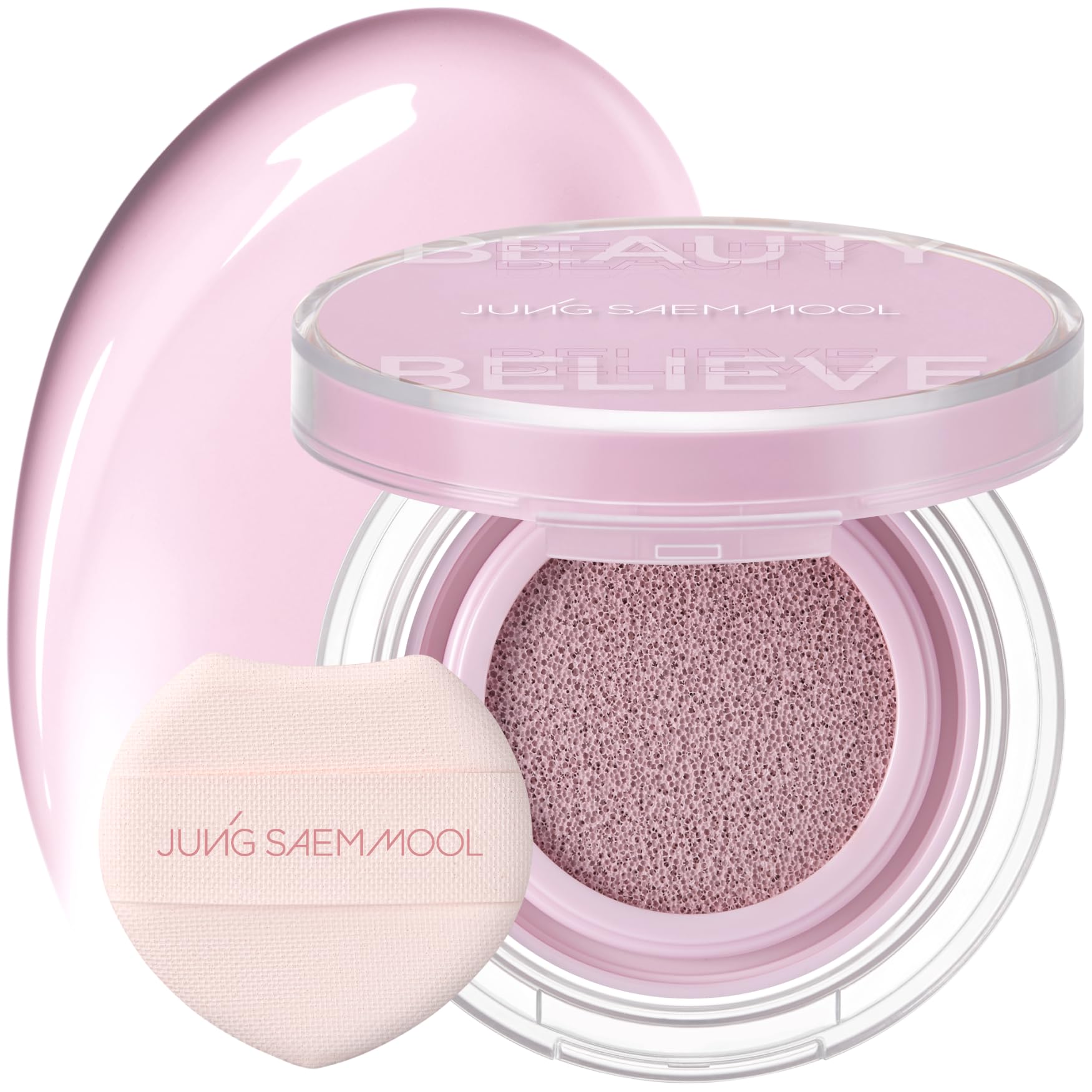 JUNG SAEM MOOL Artist Cushion Blush | Easy to Blend with Puff, Buildable Liquid Blush for Cheeks with a Natural & Matte Finish, Korean Makeup (Blur | Nutty Rose)