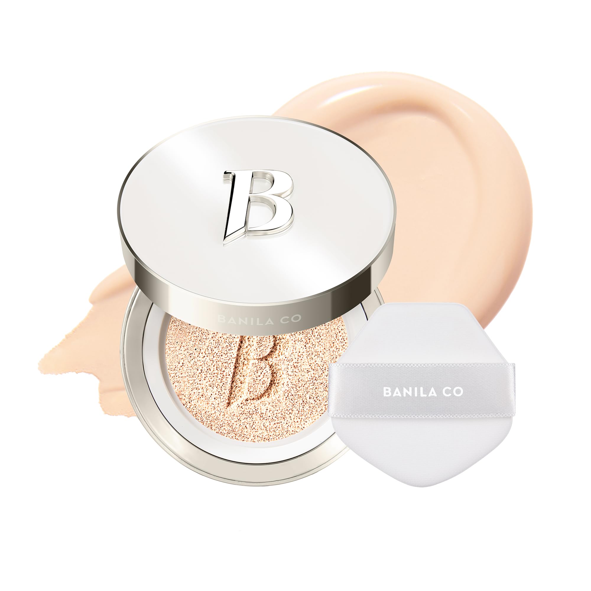 BANILA CO Covericious Ultimate Cover Cushion | Pore Blurring & Seamless Finish | Up to 100HR Long-Wear Matte Foundation | 20 Inclusive Shades | Korean Cushion Foundation (14g / 0.49 oz), 23N MEDIUM