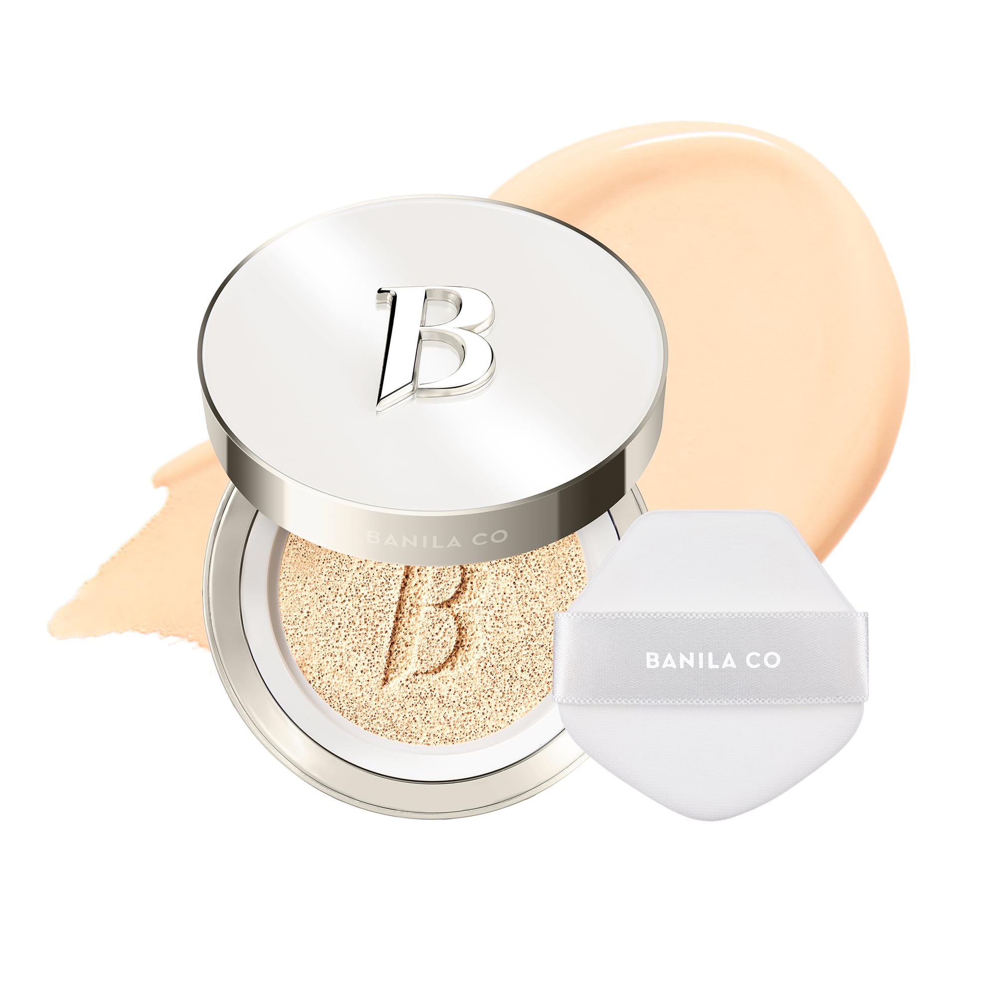 BANILA CO Covericious Ultimate Cover Cushion | Pore Blurring & Seamless Finish | Up to 100HR Long-Wear Matte Foundation | 20 Inclusive Shades | Korean Cushion Foundation (14g / 0.49 oz), 23N MEDIUM