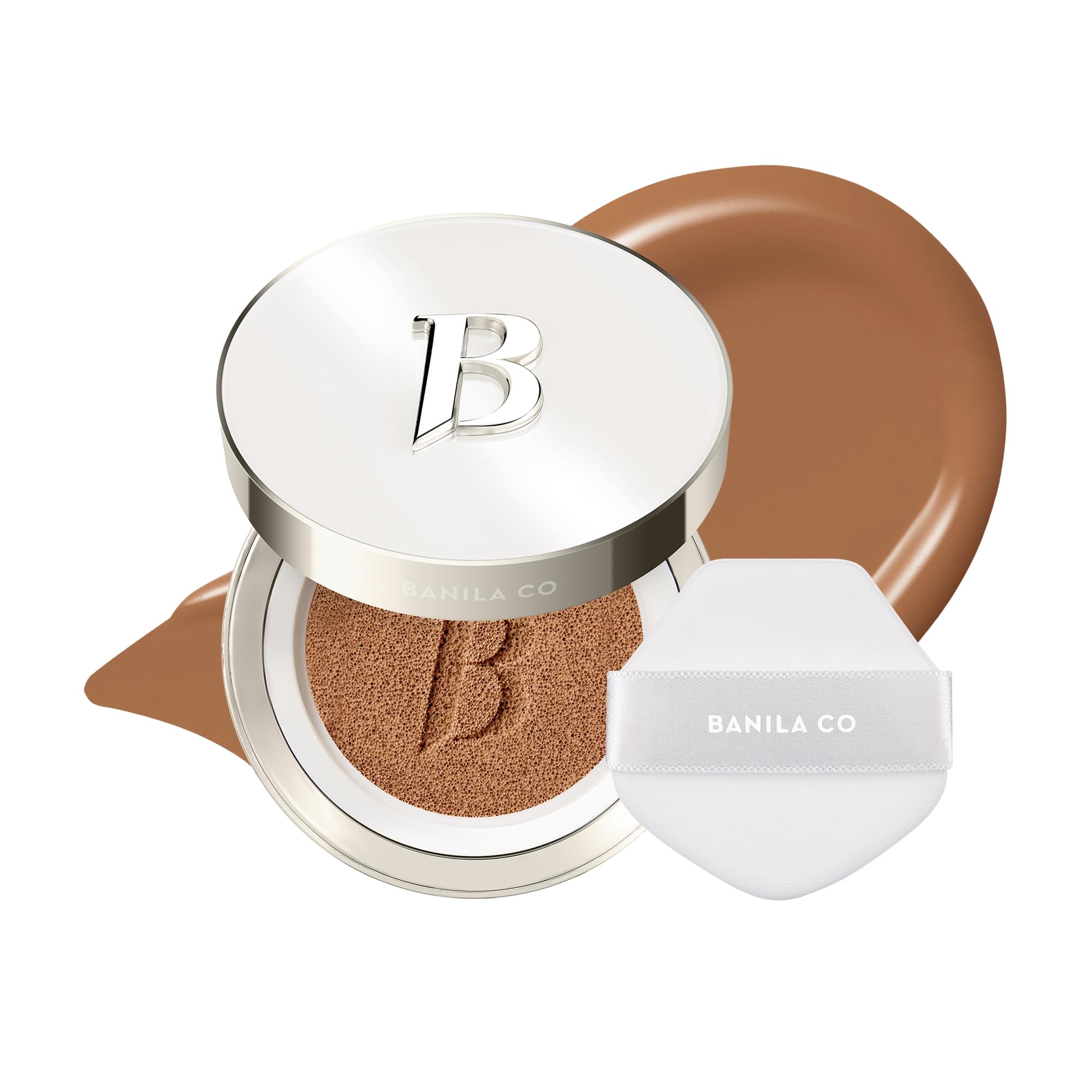 BANILA CO Covericious Ultimate Cover Cushion | Pore Blurring & Seamless Finish | Up to 100HR Long-Wear Matte Foundation | 20 Inclusive Shades | Korean Cushion Foundation (14g / 0.49 oz), 23N MEDIUM