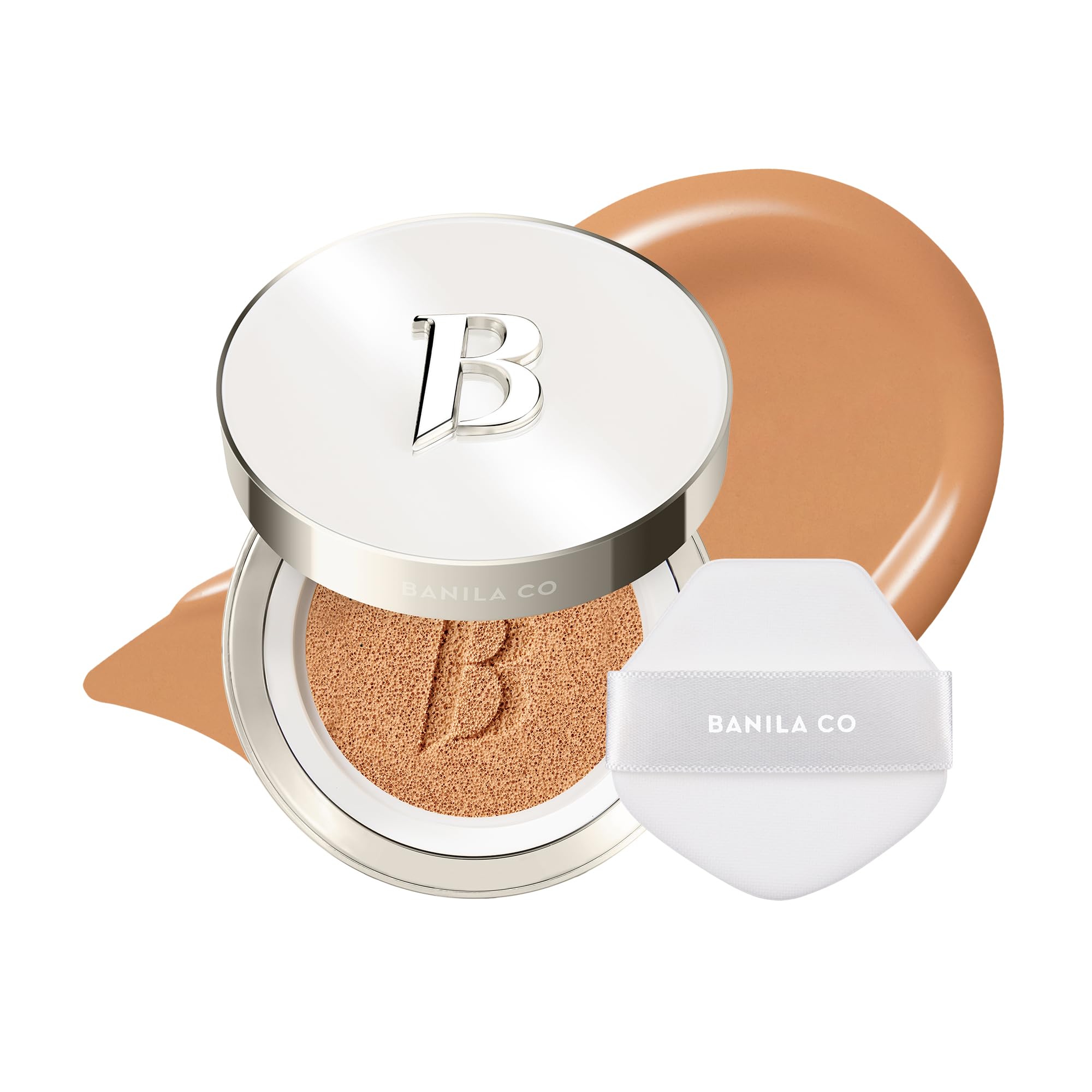 BANILA CO Covericious Ultimate Cover Cushion | Pore Blurring & Seamless Finish | Up to 100HR Long-Wear Matte Foundation | 20 Inclusive Shades | Korean Cushion Foundation (14g / 0.49 oz), 23N MEDIUM