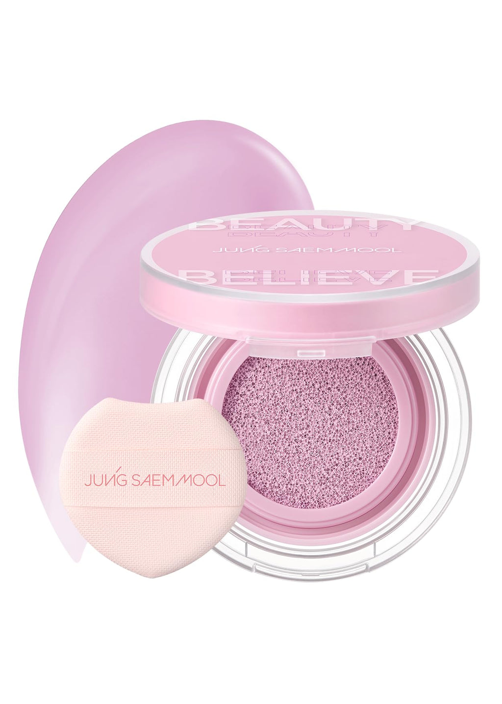 JUNG SAEM MOOL Artist Cushion Blush | Easy to Blend with Puff, Buildable Liquid Blush for Cheeks with a Natural & Matte Finish, Korean Makeup (Blur | Nutty Rose)