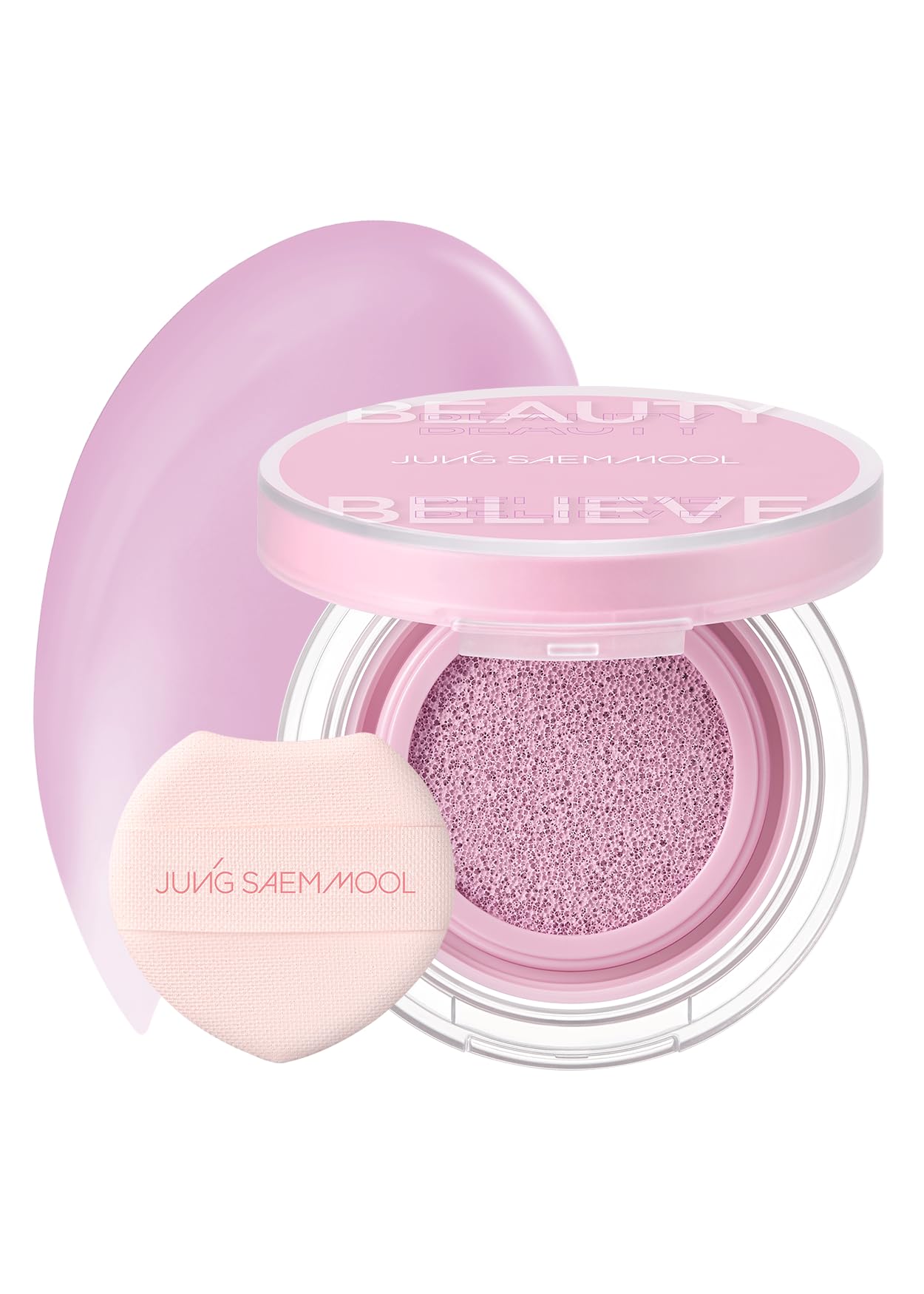 JUNG SAEM MOOL Artist Cushion Blush | Easy to Blend with Puff, Buildable Liquid Blush for Cheeks with a Natural & Matte Finish, Korean Makeup (Blur | Nutty Rose)
