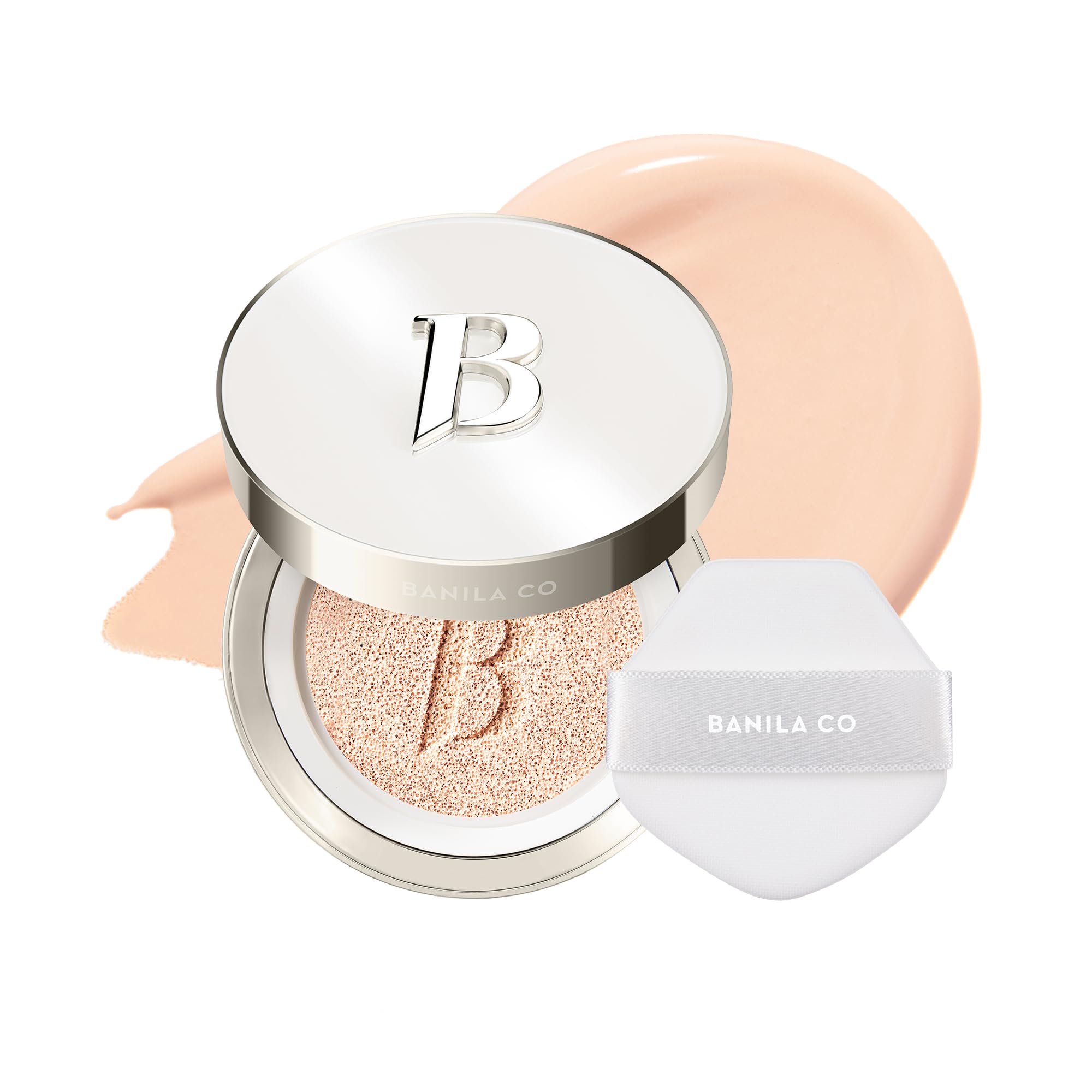 BANILA CO Covericious Ultimate Cover Cushion | Pore Blurring & Seamless Finish | Up to 100HR Long-Wear Matte Foundation | 20 Inclusive Shades | Korean Cushion Foundation (14g / 0.49 oz), 23N MEDIUM