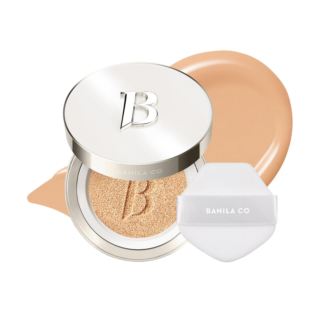 BANILA CO Covericious Ultimate Cover Cushion | Pore Blurring & Seamless Finish | Up to 100HR Long-Wear Matte Foundation | 20 Inclusive Shades | Korean Cushion Foundation (14g / 0.49 oz), 23N MEDIUM