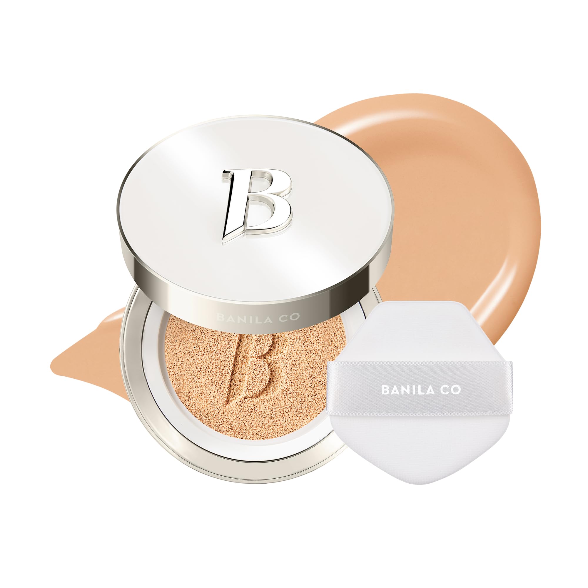 BANILA CO Covericious Ultimate Cover Cushion | Pore Blurring & Seamless Finish | Up to 100HR Long-Wear Matte Foundation | 20 Inclusive Shades | Korean Cushion Foundation (14g / 0.49 oz), 23N MEDIUM