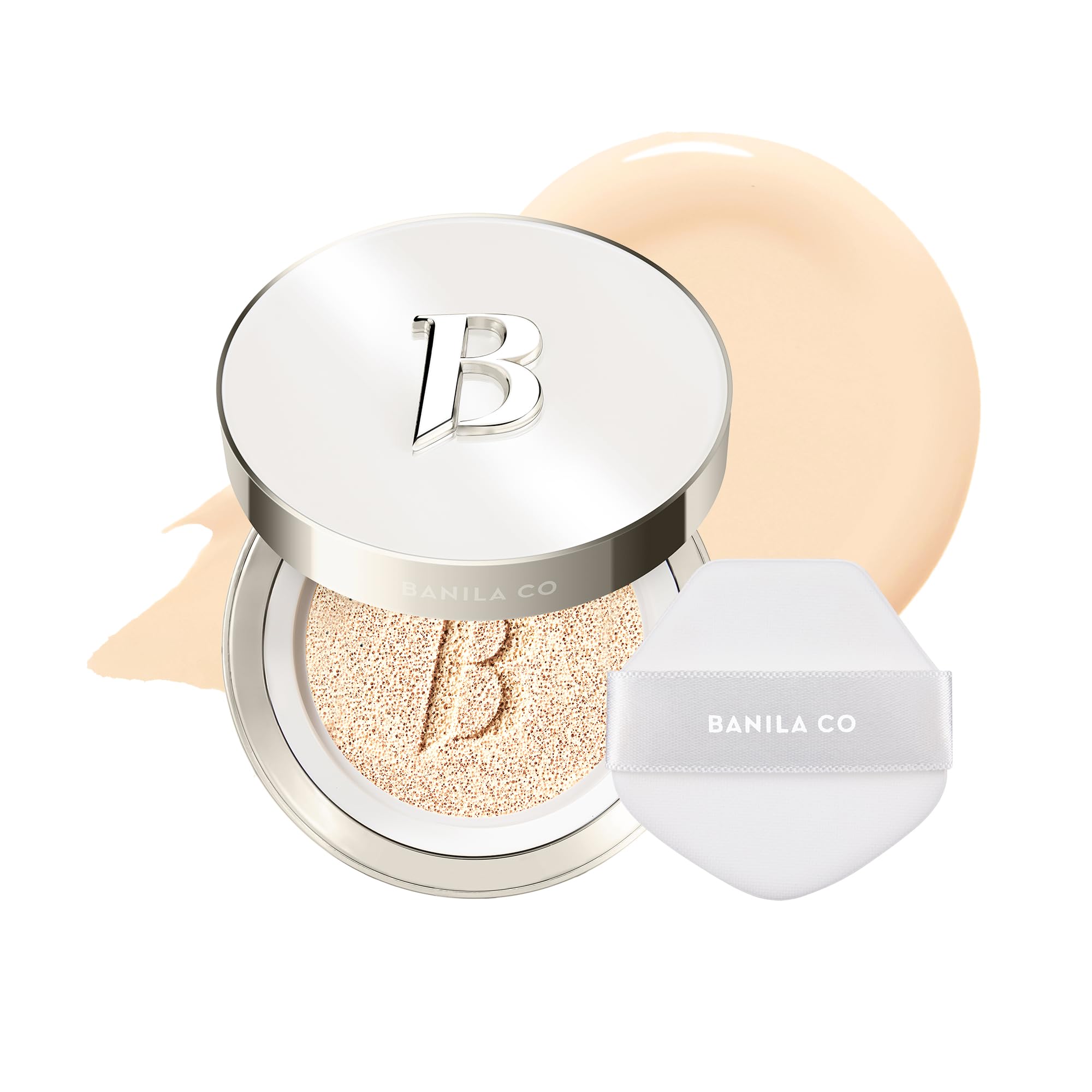 BANILA CO Covericious Ultimate Cover Cushion | Pore Blurring & Seamless Finish | Up to 100HR Long-Wear Matte Foundation | 20 Inclusive Shades | Korean Cushion Foundation (14g / 0.49 oz), 23N MEDIUM