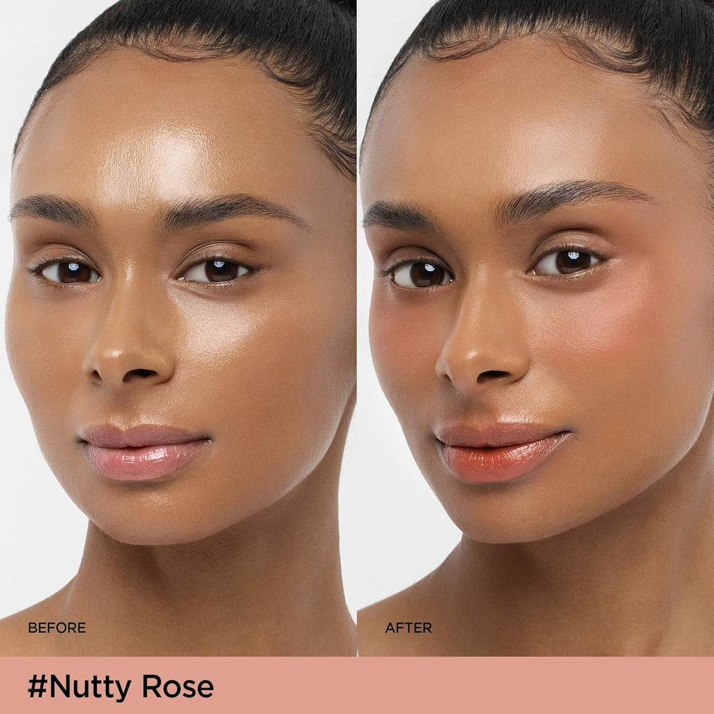 JUNG SAEM MOOL Artist Cushion Blush | Easy to Blend with Puff, Buildable Liquid Blush for Cheeks with a Natural & Matte Finish, Korean Makeup (Blur | Nutty Rose)